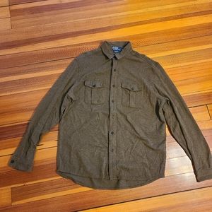 Vintage Polo Ralph Lauren Herringbone Alpaca Flannel